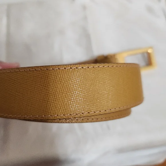 Authentic Vintage Prada Camel/Tan Color  Ladies Belt - Picture 7 of 9